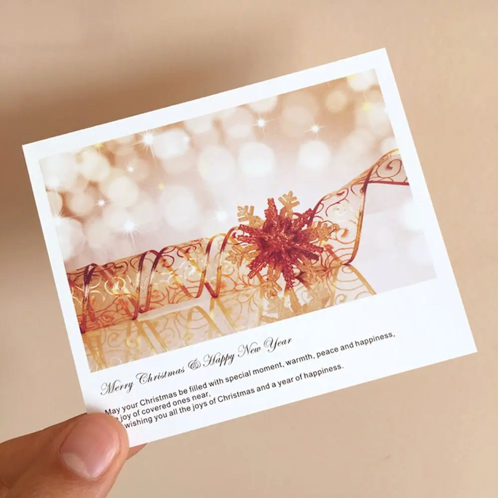 Винтажная Рождественская Поздравительная бумажная открытка merry Christmas DIY рождественская Подарочная открытка новое поступление