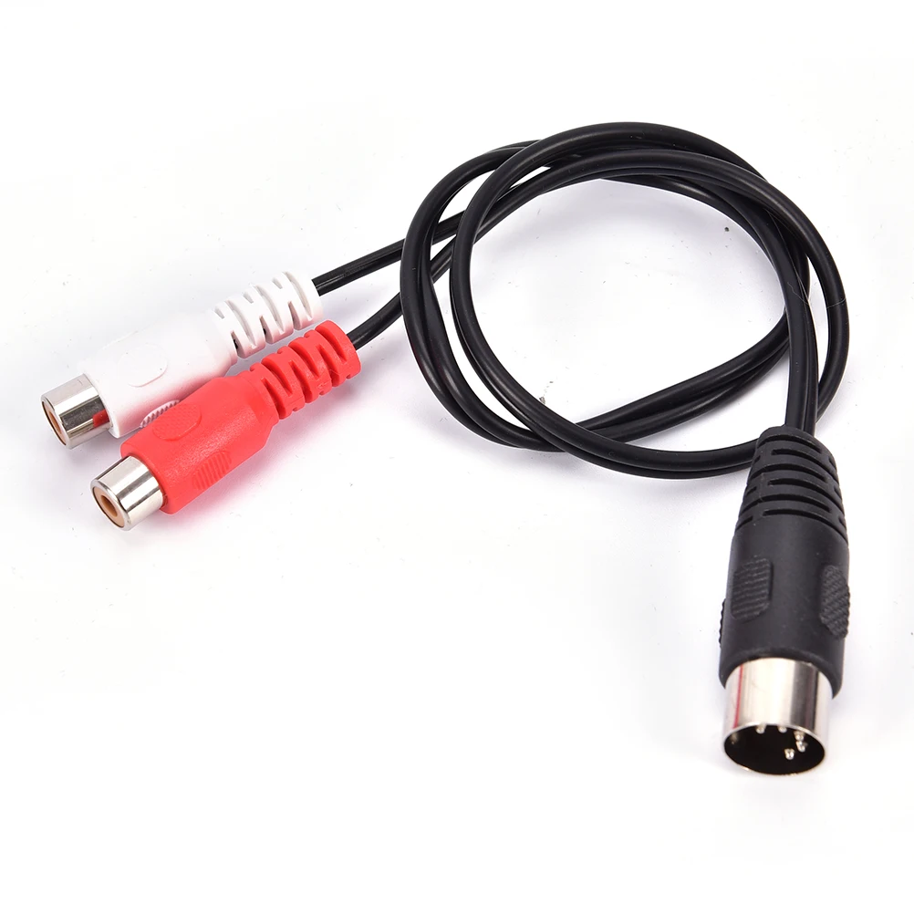 Аудиокабель MIDI DIN 5P папа 2 RCA разъем мама 0 5 м|Кабели HDMI| |
