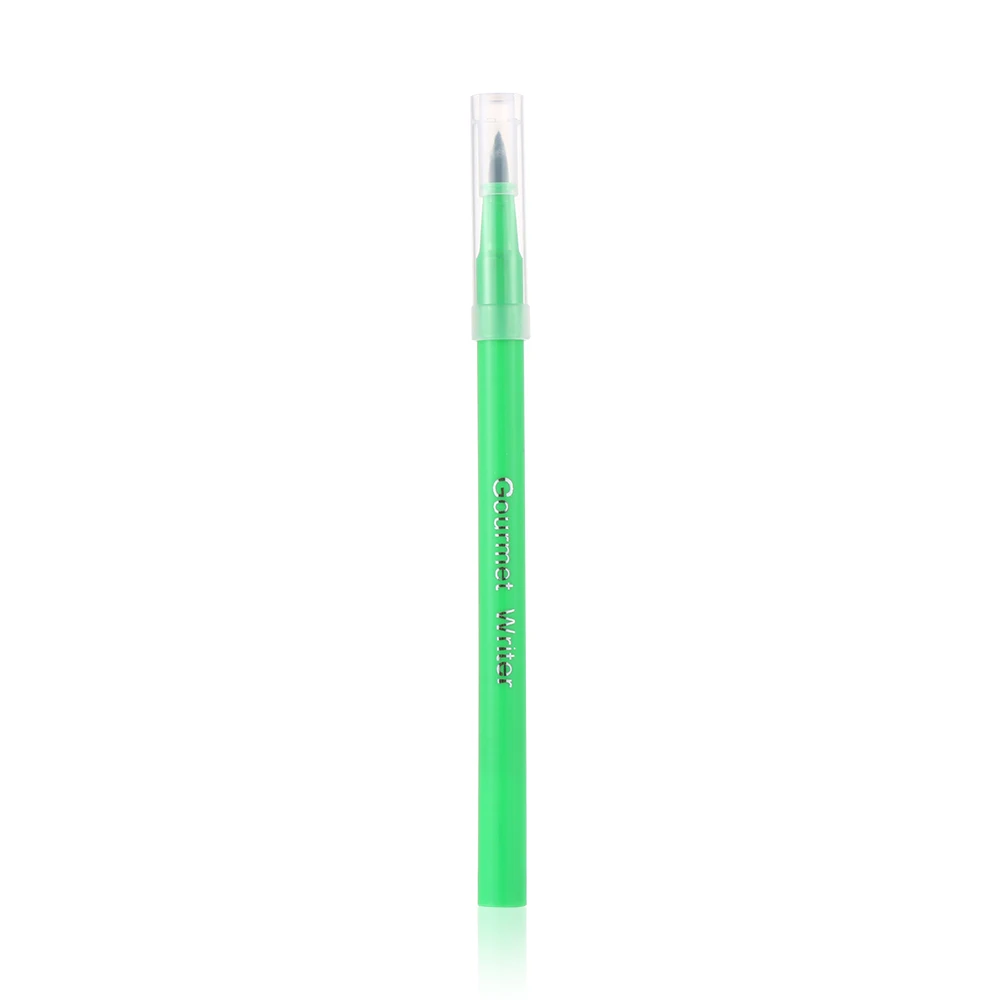 10 цветов съедобный пигмент ручка щетка еда цветные ручки для рисования печенье помадка инструменты для украшения торта DIY инструмент для рисования - Цвет: Зеленый