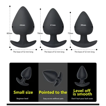 Prostate Stimulator Vibrator For Beginner Sex Toy For Male Prostate Massager Dildo Anal Plug Silicone Wireless Vibrator Buttplug 6