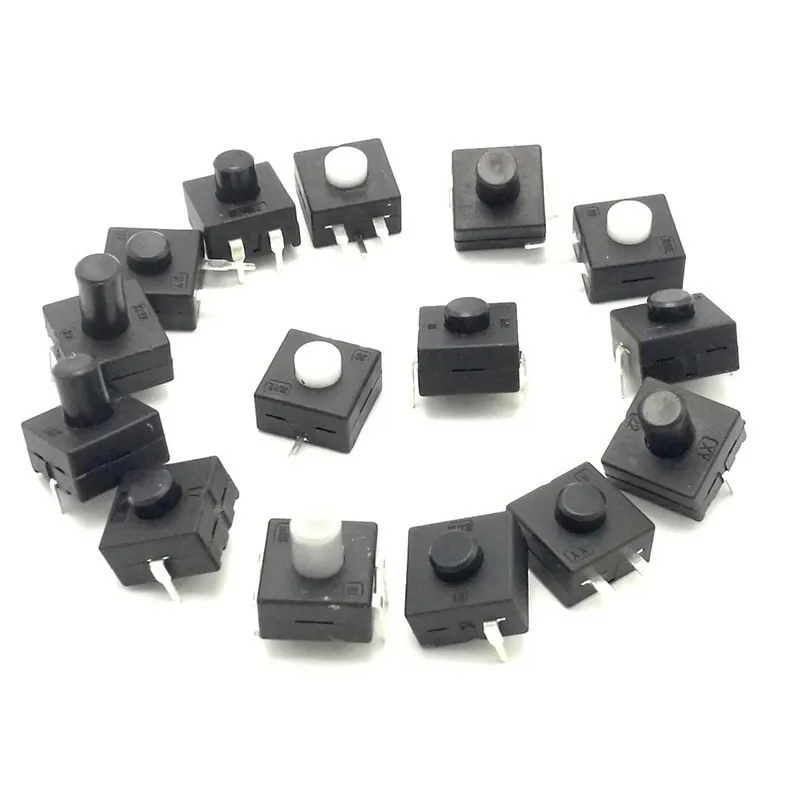 

Ultra-Thin Flashlight Button Switch 12*12*9 Series Flashlight Switch Opening And Closing with Positioning Column
