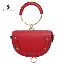 Известный Дизайн, кожаные полукруглые роскошные сумки с металлической ручкой, женские сумки через плечо, дизайнерские женские клатчи