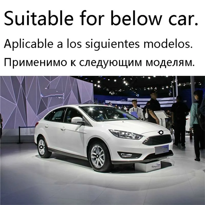 Модификация автозапчастей, внешний Стайлинг, молдинги, улучшенный протектор, Аксессуары для автомобилей, гоночные грили 18 19 для Ford Focus
