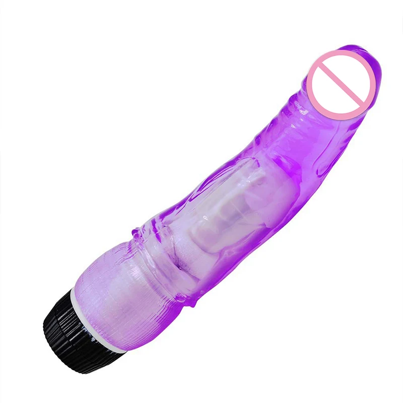 Realistic Crystal Dildo Vibrators Multi Speed Big Silicone Penis Women Intimate Masturbation Vibrator Erotic Sex Toys For Adult