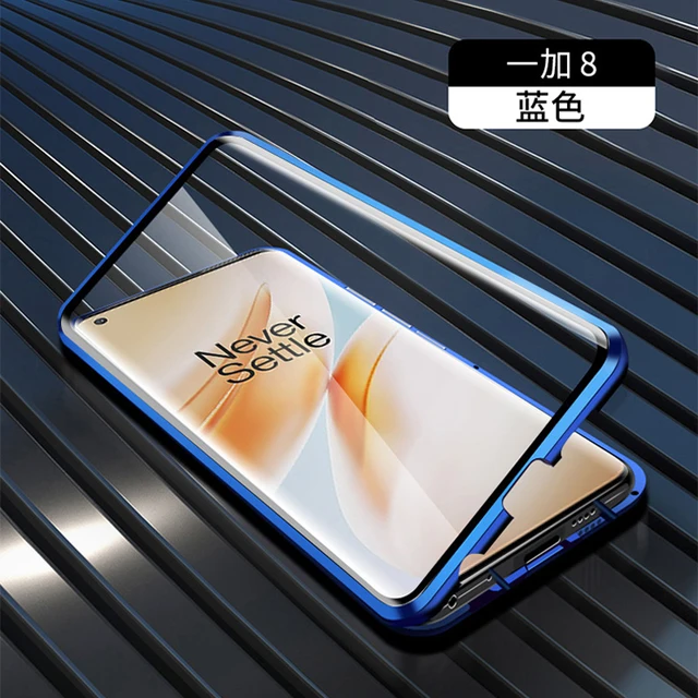 double sided magnetic glass case for oneplus nord