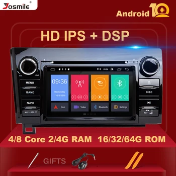 

2 Din IPS DSP 4GB RAM Android 10 Car Multimedia Player For Toyota Sequoia Tundra 2007-2013 radio HD GPS Navigation Stereo Camera