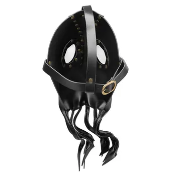 

Steampunk Mechanical Face Mask Dark Octopus And Bird Back Sewing Face Mask Halloween Costume Accessories