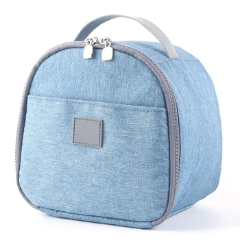 

Women Men Lunch Bag Bento Carrying Travel Picnic Cooler Portable Office Thickened Students Leakproof Food Thermal Packet Zipper