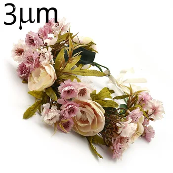 

2019 Newest Floral Hair Accessories Flower Headband In Hair Flower Crown Women Countryside Style Photo Prop Flower Hair Wreath