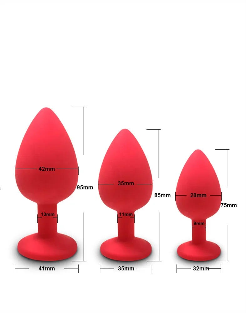 YuKui Silicone Butt Anal Plug 3 Different Size Sexual Product Anal Sex Toys For Women Couples Dildo Vibrator Goods For Adults18