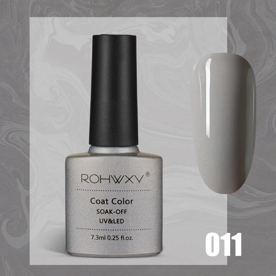 A011 ROHWXY 7,3 мл Гель-лак для ногтей для маникюра 60 цветов УФ-светодиодный Гель-лак впитывающий Гель-лак для рисования Гель-лак Инструменты для дизайна ногтей - Цвет: A011