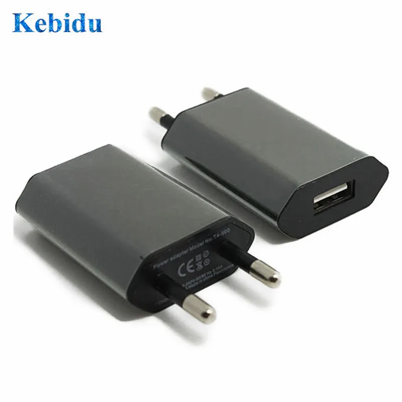 KEBIDU USB зарядное устройство EU/US настенный адаптер питания для дома и офиса зарядное устройство для iPhone для Mp3 Mp4 камеры Быстрая зарядка USB 2,0