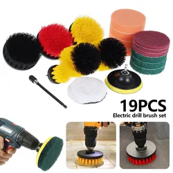 Brosse de forage, nettoyeur polyvalent, brosses à récurer pour la Surface de la salle de bain, coulis de carreaux, baignoire, douche, cuisine, entretien automatique, outils de nettoyage 