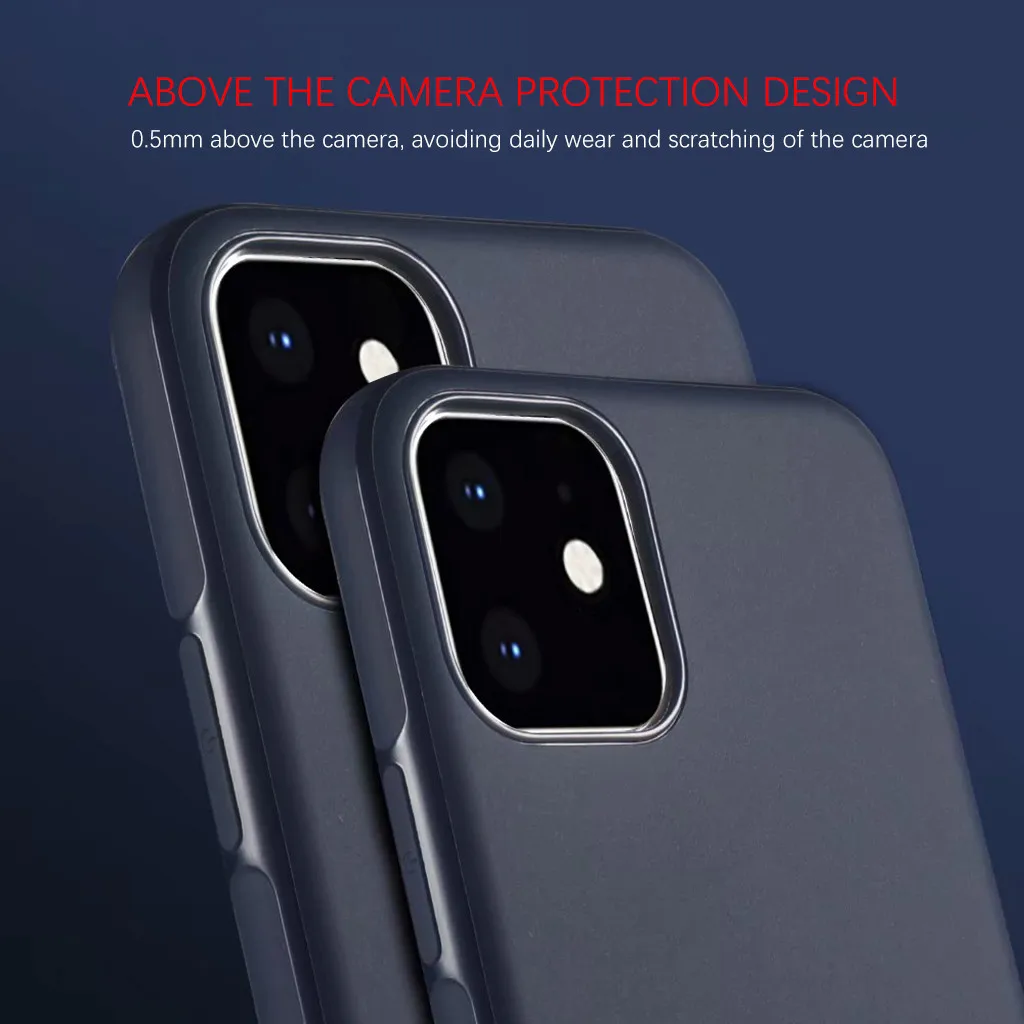 Магнитный Тонкий защитный чехол для iPhone 11 ультратонкий магнитный автомобильный держатель Невидимый встроенный металлический чехол для iPhone 11