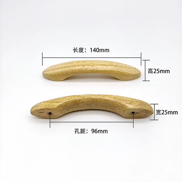 High Quality Wood Handles for Drawer,Bedroom Wardrobe Bedside Cabinet Pull Furniture Door Smooth Knob Cupboard Desk 1