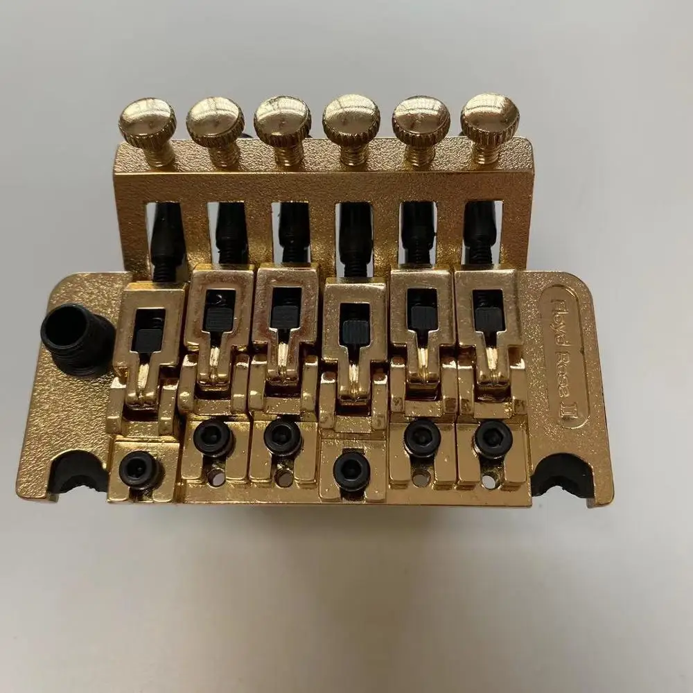 

Floy d Rose Golden 6 string Tremolo System Pull String Plate Bridge For Double Shake Electric Guitar