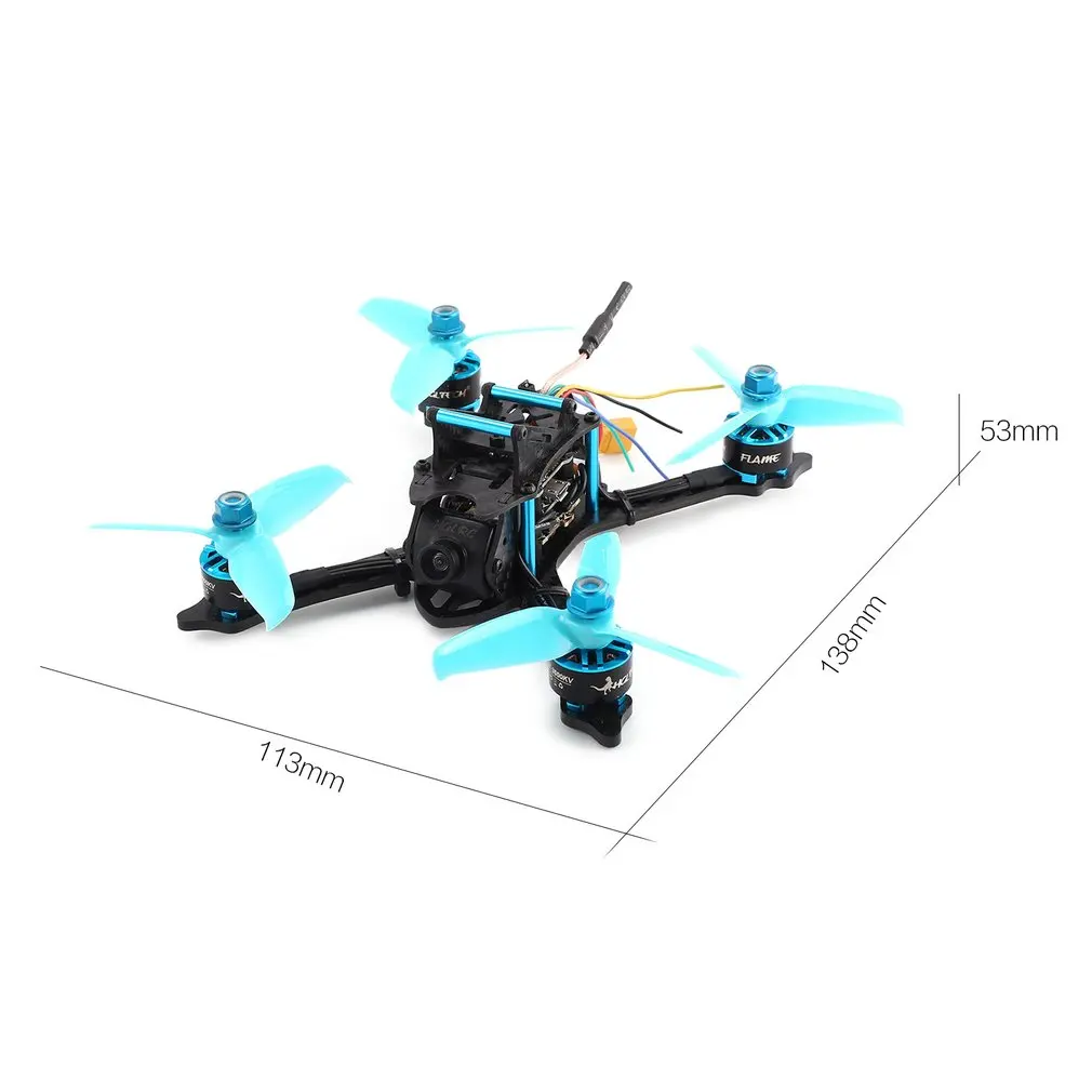 HGLRC XJB 145 145 мм микро мини Бесщеточный RC гоночный Квадрокоптер беспилотный самолет с 5,8G FPV CCD VTX/F4 FC с OSD PNP