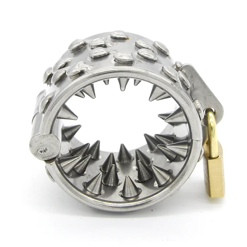 Мужское кольцо для пениса из нержавеющей стали с 4 зубцами|Кольца пениса| |