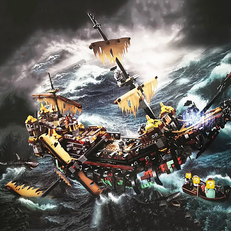 Конструктор MOC 71042 тихий Мэри Пираты Карибского моря Капитан Джек техника игрушка