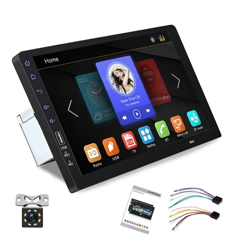 

Car Multimedia Stereo, 2 Din 9 inch MP5 Player Automatic Audio Player Bluetooth USBTouch-Mirrorlink No Android