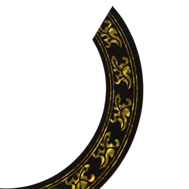 2 шт Soundhole Rosette Наклейка для акустической классической запасные части для гитары Набор хромированная гитарная розетка