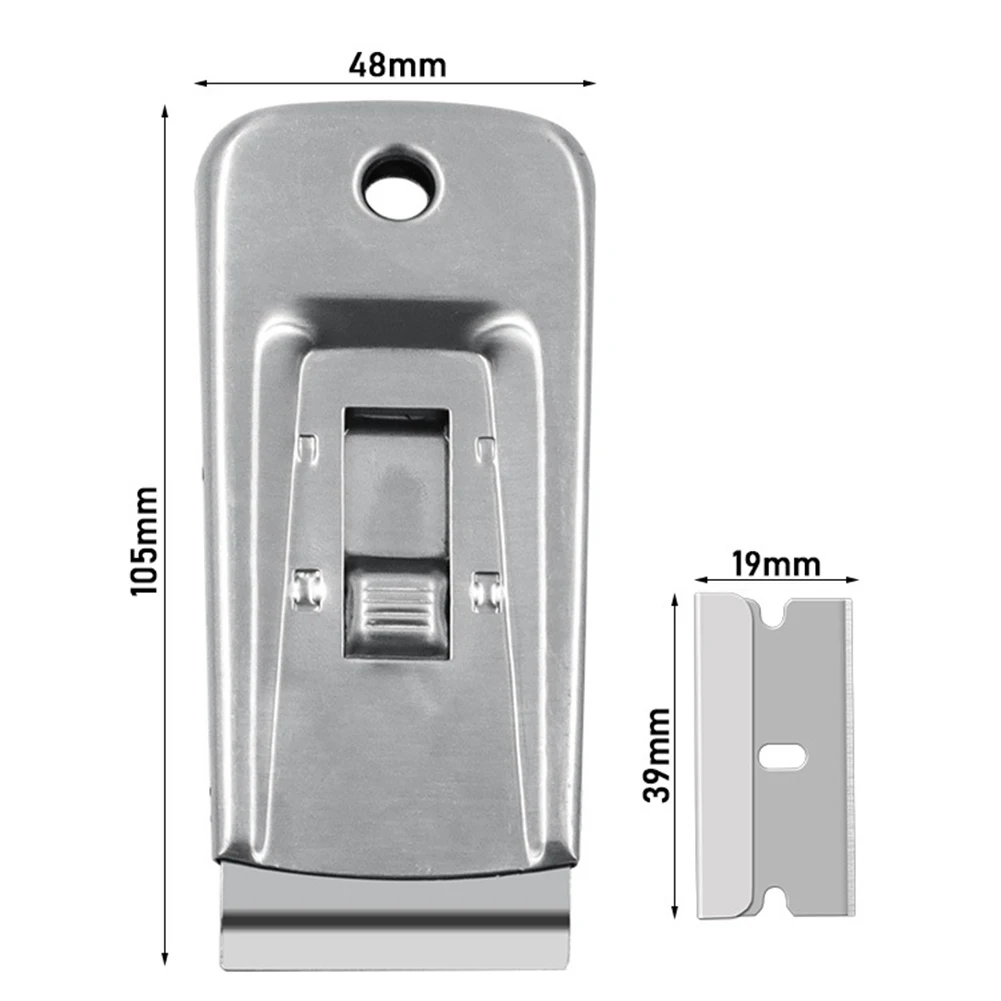 Ensemble de grattoirs à lame de rasoir multi-usages, lame de rasoir en acier à bord unique, grattoir pour nettoyage de vitres, outil de peinture avec 10 sphères