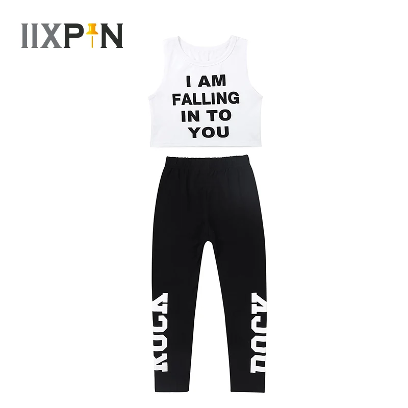IIXPIN/детский современный костюм для джазовых танцев девочек Уличная Одежда