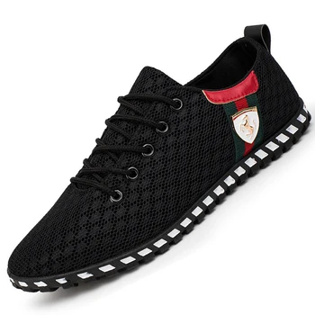 

Summer Mesh Men Casual Shoes Water Sneakers Men Outdoor Walking Shoes Trainers Breathable Lace Up Mens Loafers Zapatillas Tenis