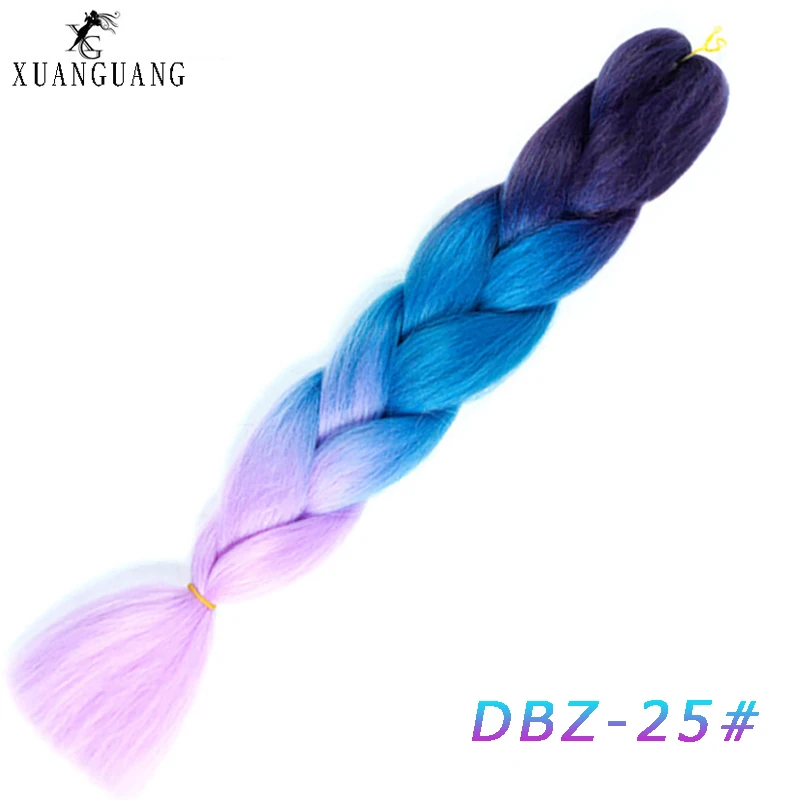 Супер большая коса синтетического волокна волос крючком термостойкие Наращивание волос 24 дюйма большой коса парик - Цвет: 25