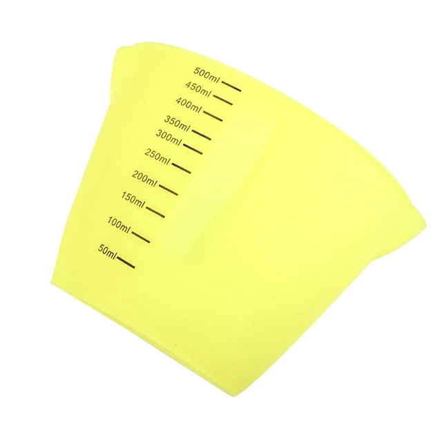 250/500 Ml Szilikon Mérő Csésze Tiszta Méretarány Mérése Kancsó Főző Konyhai Pékség Sütőipari Folyékony Mérőedény - Image 3
