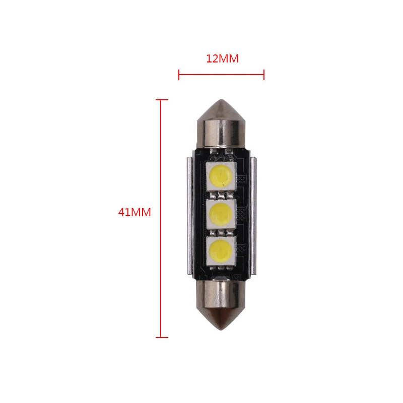 2PCS 36mm 39mm 41mm SMD 5050 LED  Ķ   ڵ  CANBUS   C5W LED  ڵ  ׸  12V