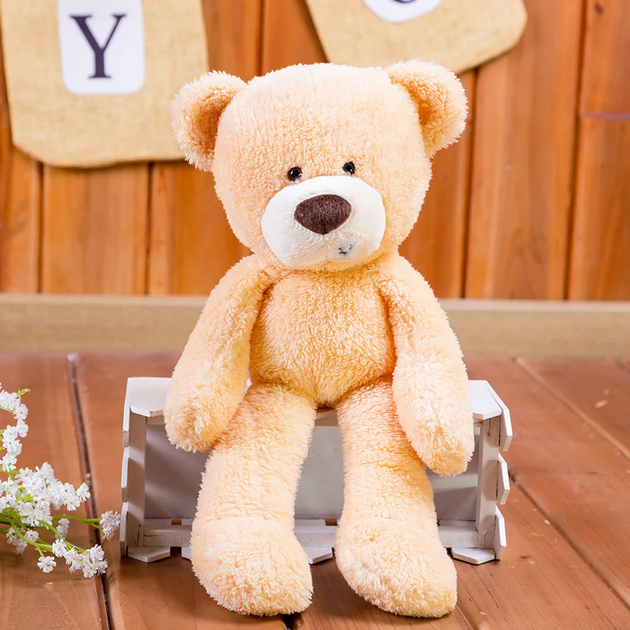 

Fuzzy Orange Teddy Bear, 14"