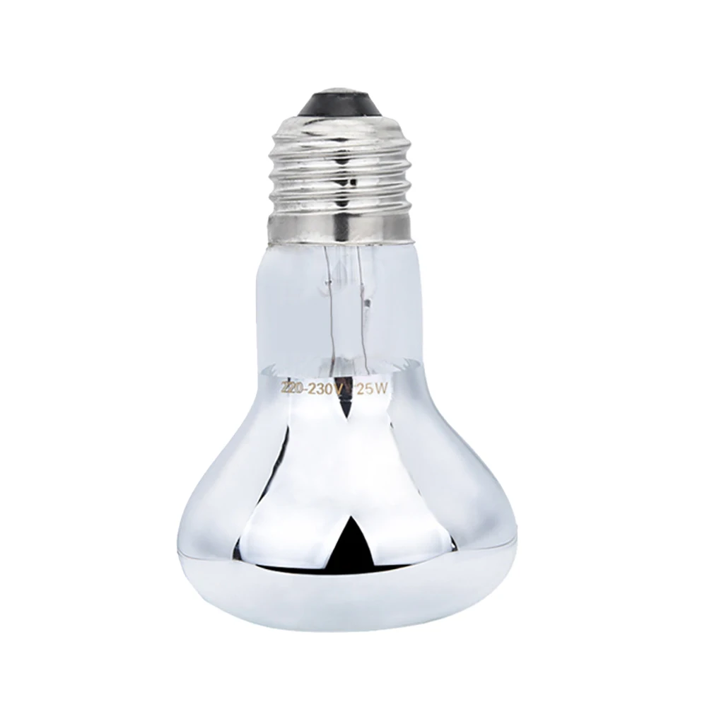 transparency ПЭТ нагревательная лампа UVA День Ночь амфибия змея лампа тепла рептилия E27 лампа 50 Вт AC220-240V - Цвет: transparency