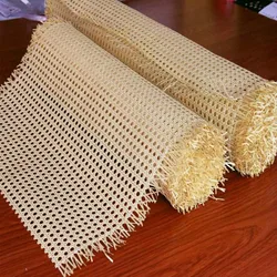 Rouleau de rotin naturel véritable d'indonésien, 20 95cm, tige tissée à la main, matériau pour décor de chaise, Table, plafond, armoire 