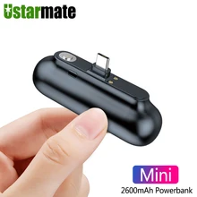 Ustarmate банк питания для мобильного телефона портативный для iPhone 11 Xs Max 8 samsung S8 S9 Note 10 Plus huawei Xiaomi зарядное устройство
