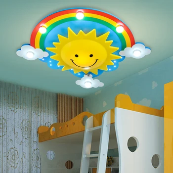 

Creative Children's Room Bedroom Ceiling Lamp Children Room Lighting with a Warm Light Eye Led Boys and Girls Cartoon Bed Room