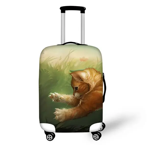 CDWX4211LMS HaoYun мультяшный чемодан Крышка фантазия Кошки Шаблон эластичная защита багажа от грязи крышка каваи животное багаж защитные аксессуары - Цвет: CDWX4211LMS