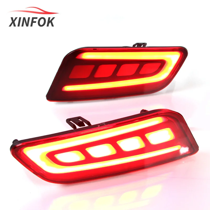 

Car LED Rear Bumper Reflector Tail Light For Ford Everest 2016 2017 2018 2019 Back Lamps Brake Light Foglamp Taillights
