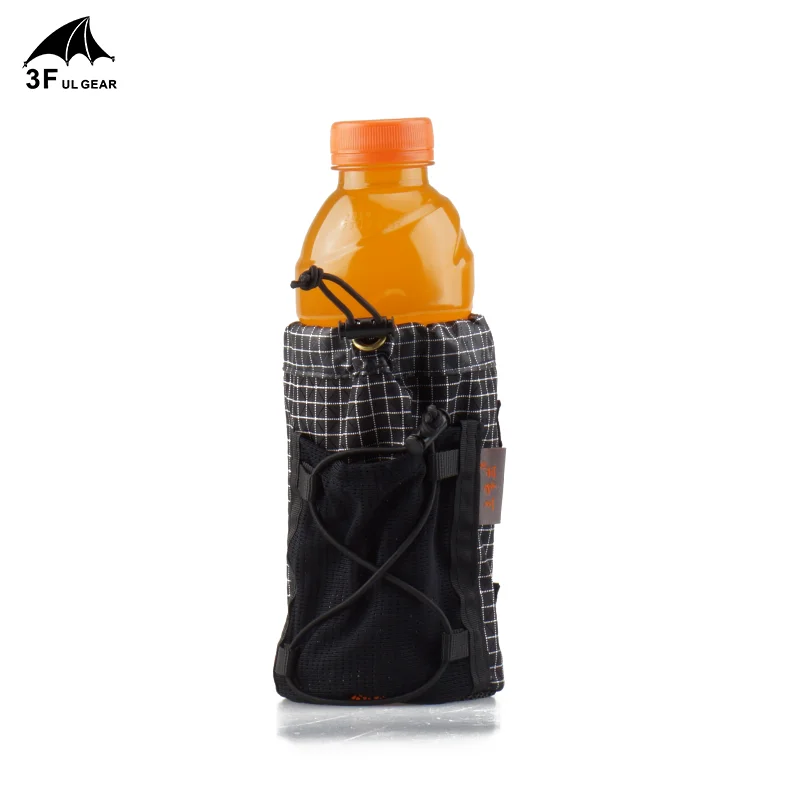 3F UL шестерни бутылка воды ремень пакет сумка для хранения рюкзак плечевой ремень карман гидратации держатель для туризма кемпинга - Цвет: Черный цвет