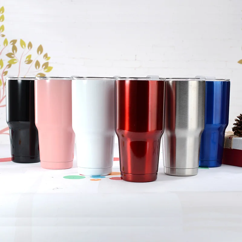 

ZOOOBE 30OZ/900ML double wall Stainless Steel Tumbler beer wine Keep hot and cold water bottle thermos Vacuum Flasks Tumbler