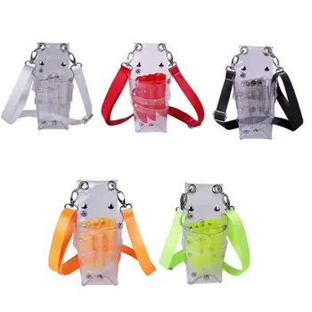 

Transparent PVC Barber Scissors Bag Comb Clip Brush Storage Pockets Hairdresser Organizer