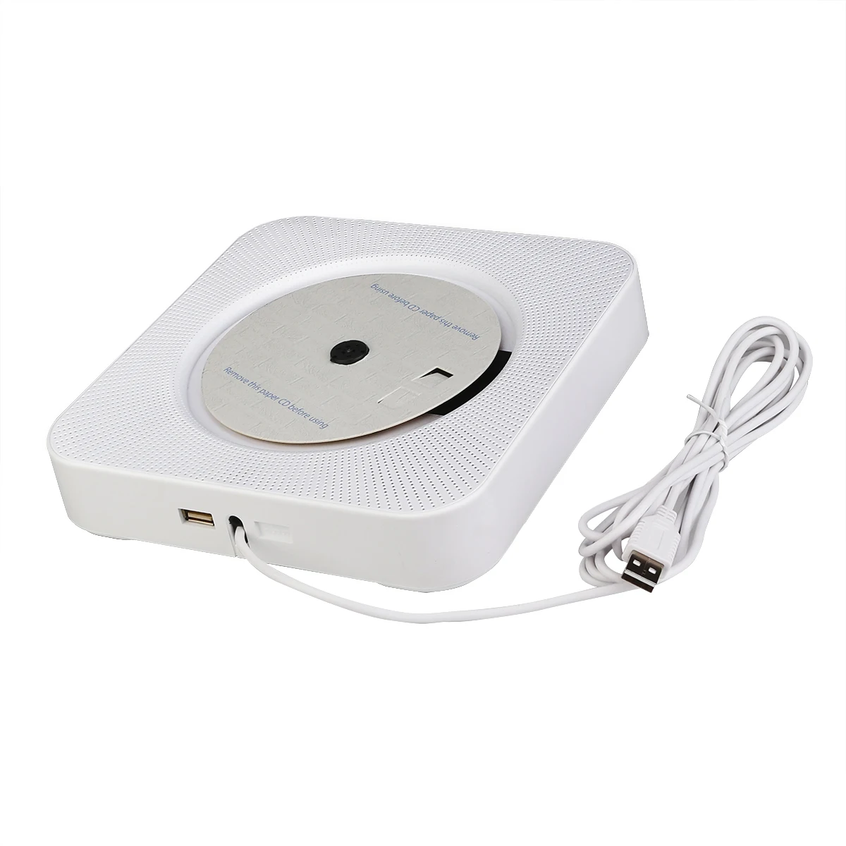 Retekess TR609 Wall Mountable CD Player with FM Radio Bluetooth Speaker MP3 Player AUX Audio Input Remote Control