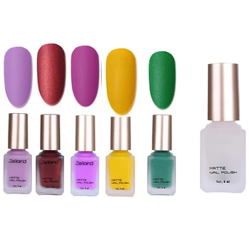 

6Pcs/Set Matte Nail Polish Long-Lasting Matte Matte Effect Nail Gel Uv Nail Art Tool Supplies