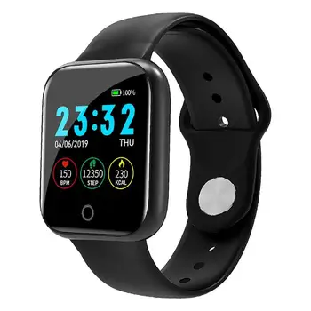 

Hot Sale Smart Wristband Wear-resistant I5 Heart Rate Blood Pressure Monitor Fitness IP67 Smart Watch for iOS Android
