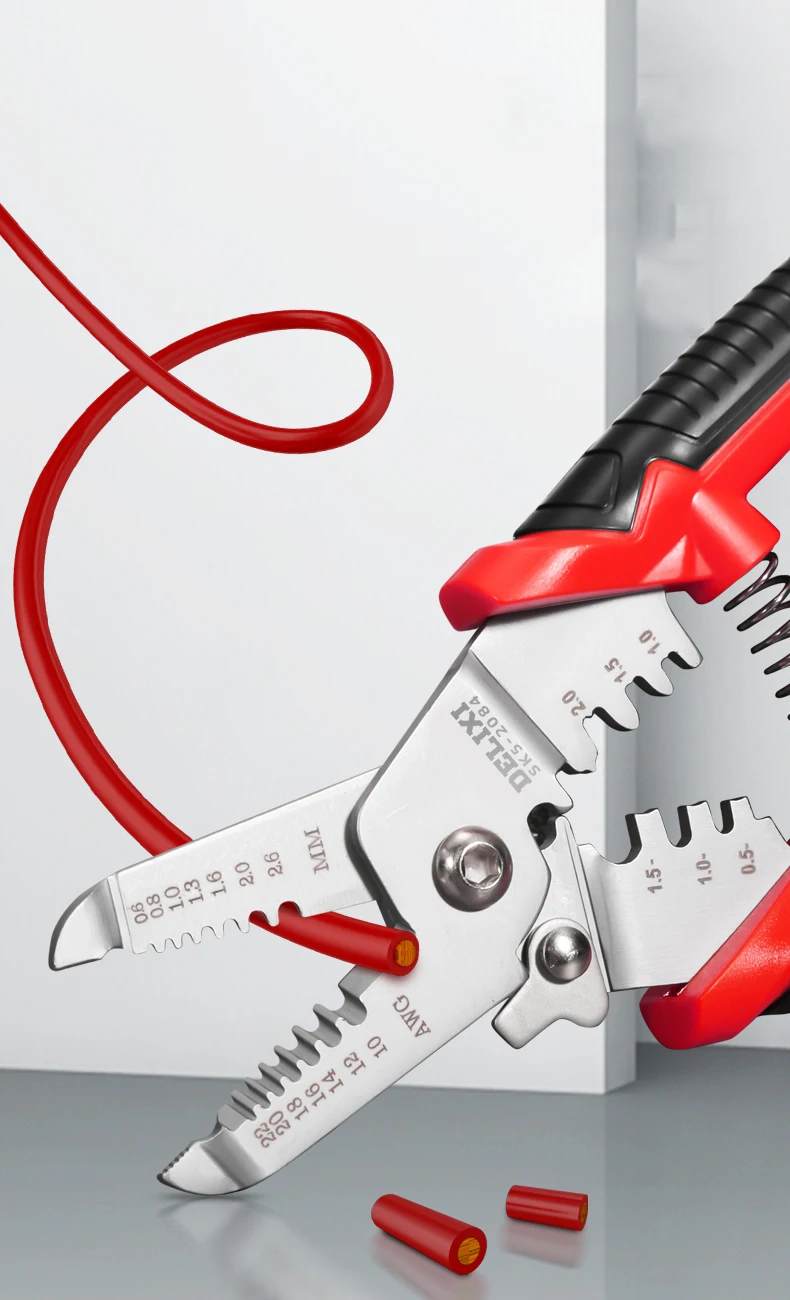 Wire Stripping Pliers Multifunctional Electrician Special Tools Pulling Wire Cutting Pliers Small Copper Pipe Crimping Pliers - Image 3