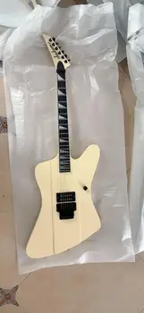 

in stock;Custom Jack Robbin Crosby F Bird Cream White Electic Guitar Floyd-Rose Tremolo & Locking Nut, Black Hardware,