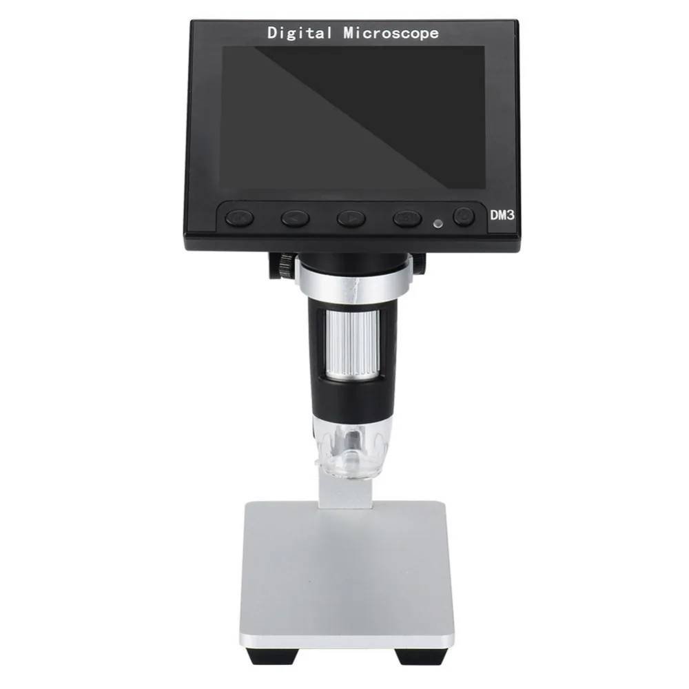 Лабораторное оборудование USB интерфейс цифровой микроскоп электронный Лупа с экраном эксперимент инструмент наблюдения инструменты