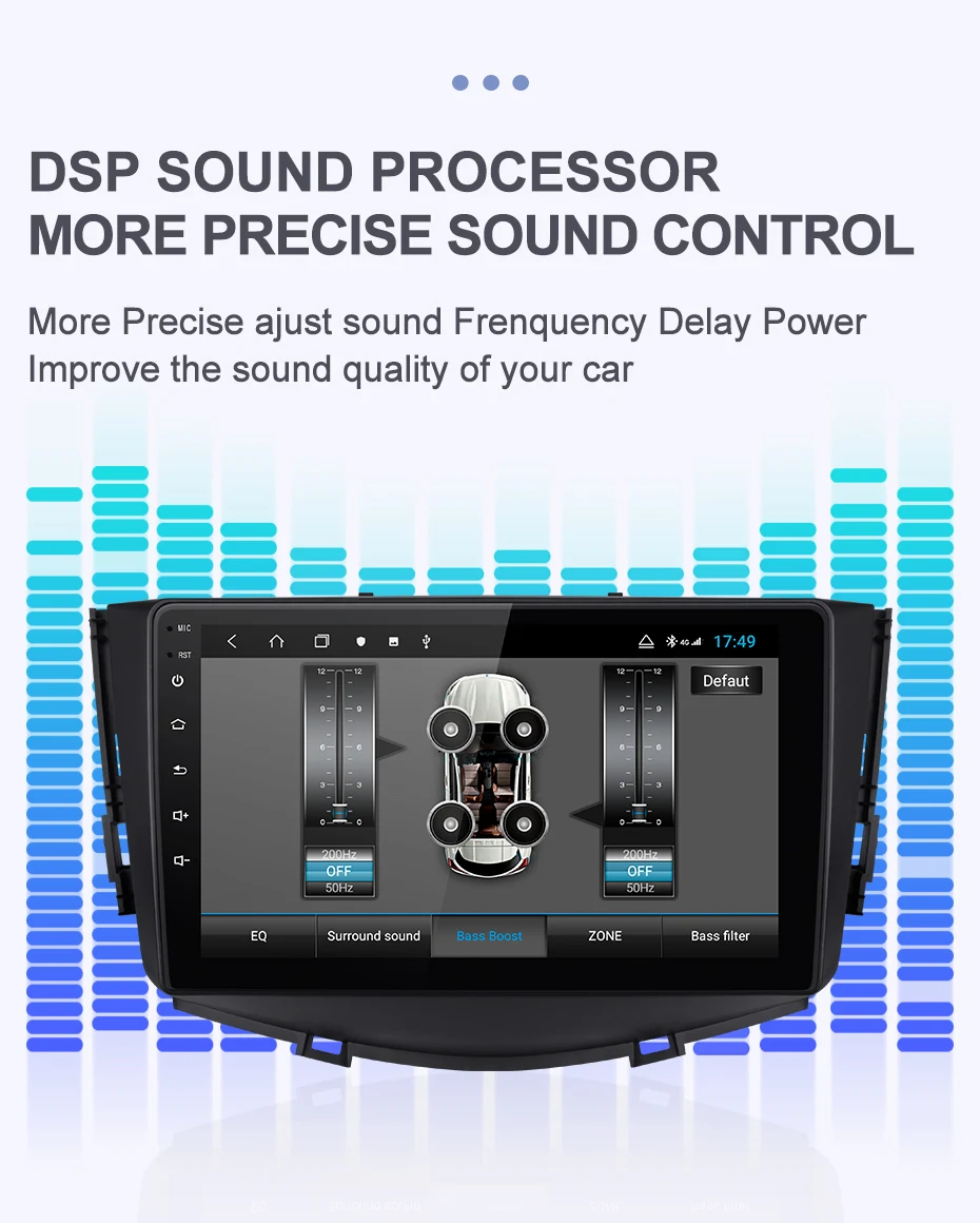 Clearance Isudar H53 4G Android 1 Din Auto Radio For Lifan/X60 Car Multimedia Player Octa Core RAM 4GB ROM 64GB GPS USB DVR Camera DSP 12