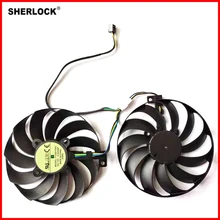 Ventilateur de carte graphique pour ASUS Dual Radeon RX5600XT, T129215SU, 95mm, 28x28x28x28mm, 2 pièces/lot, neuf