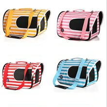 Наружная Складная дышащая маленькая сумка-переноска для животных Сумки портативная защитная сетка переноска для собак домашних животных сумка Прямая